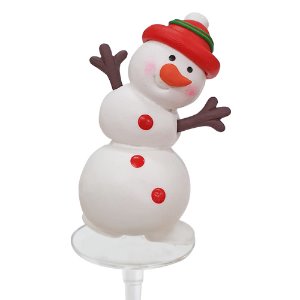 [클레이]토다스 춤추는 눈사람 데코픽 크리스마스 케이크토퍼